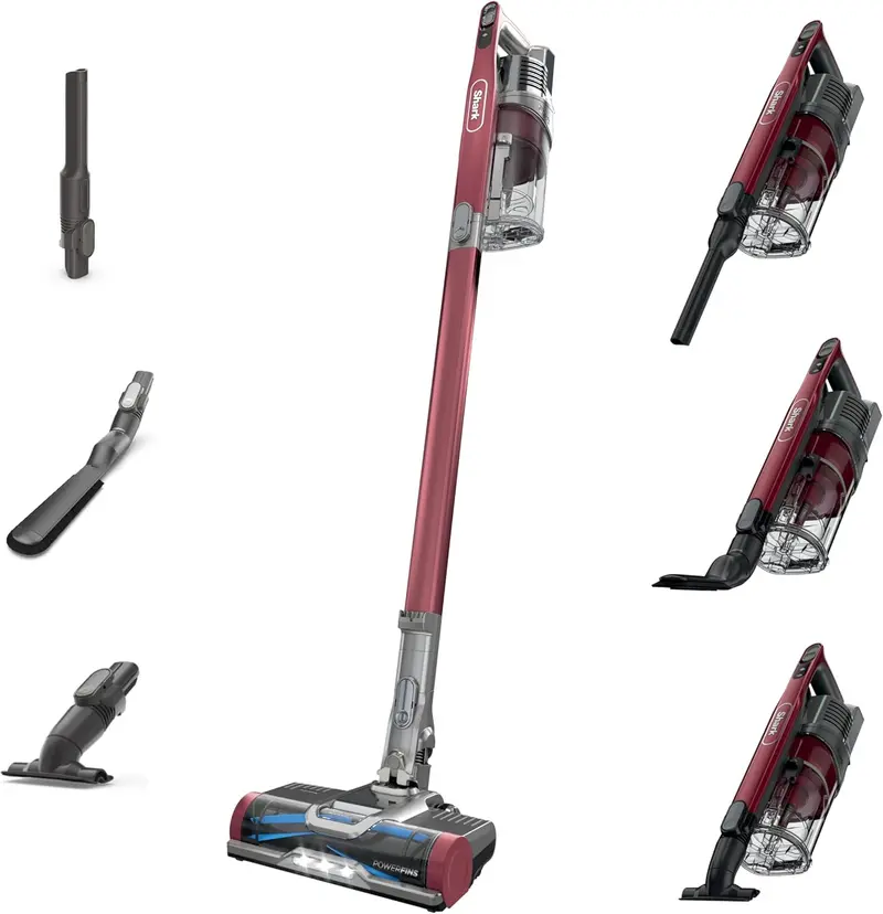 Shark IZ363HT Cordless Vacuum – Extended 50-Min Runtime, Full-Size HEPA Filtration, Removable Handheld Unit & Comprehensive Tool Kit for Pet Owners