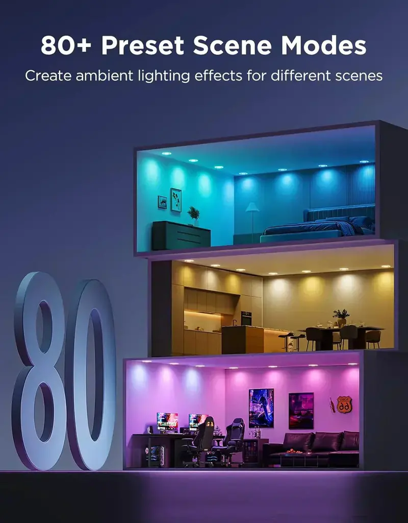 Smart 6-Inch Dimmable Canless LED Downlight – 1100LM Output, Integrated Junction Box & Smooth Dimming