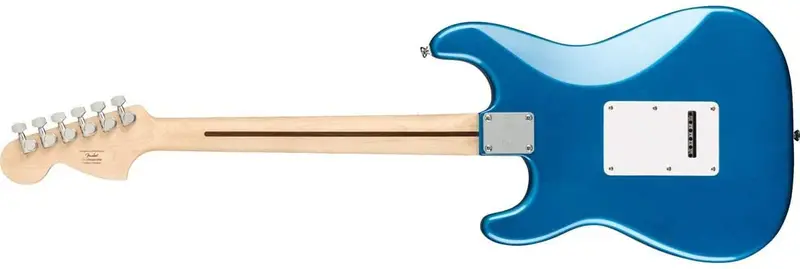Squier Affinity Stratocaster HSS Guitar Bundle – Maple Fingerboard, Lake Placid Blue Finish