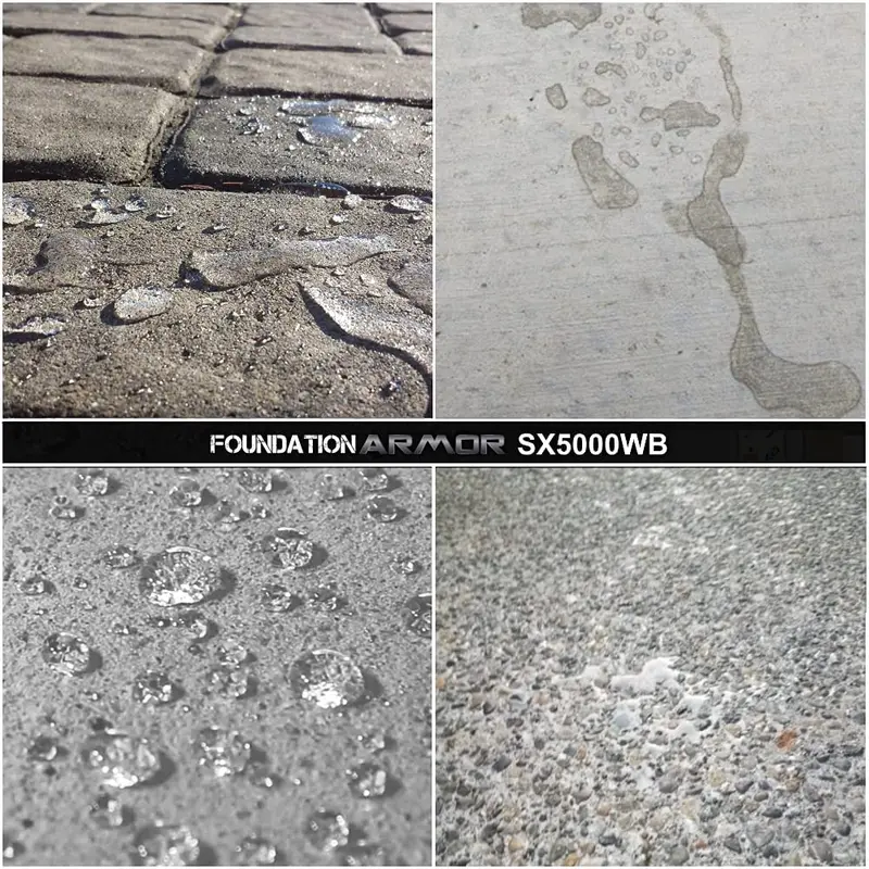 SX5000 WB Water-Based Silane-Siloxane Concrete Sealer – DOT-Approved for Brick, Pavers & Natural Stone