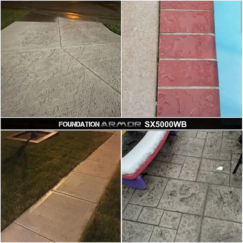 SX5000 WB Water-Based Silane-Siloxane Concrete Sealer – DOT-Approved for Brick, Pavers & Natural Stone