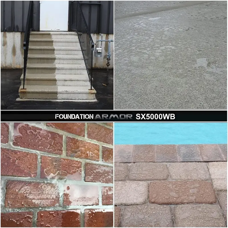SX5000 WB Water-Based Silane-Siloxane Concrete Sealer – DOT-Approved for Brick, Pavers & Natural Stone