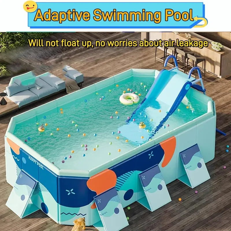 Universal Backyard Inflatable Pool Slide – Family-Friendly Water Play Equipment for All Ages