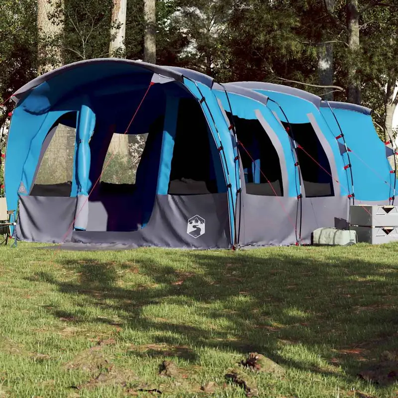 Water-Resistant 8-Person Tunnel Camping Tent – Spacious Family Shelter with Ventilation & Rainfly