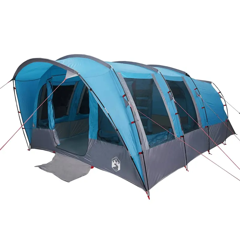 Water-Resistant 8-Person Tunnel Camping Tent – Spacious Family Shelter with Ventilation & Rainfly