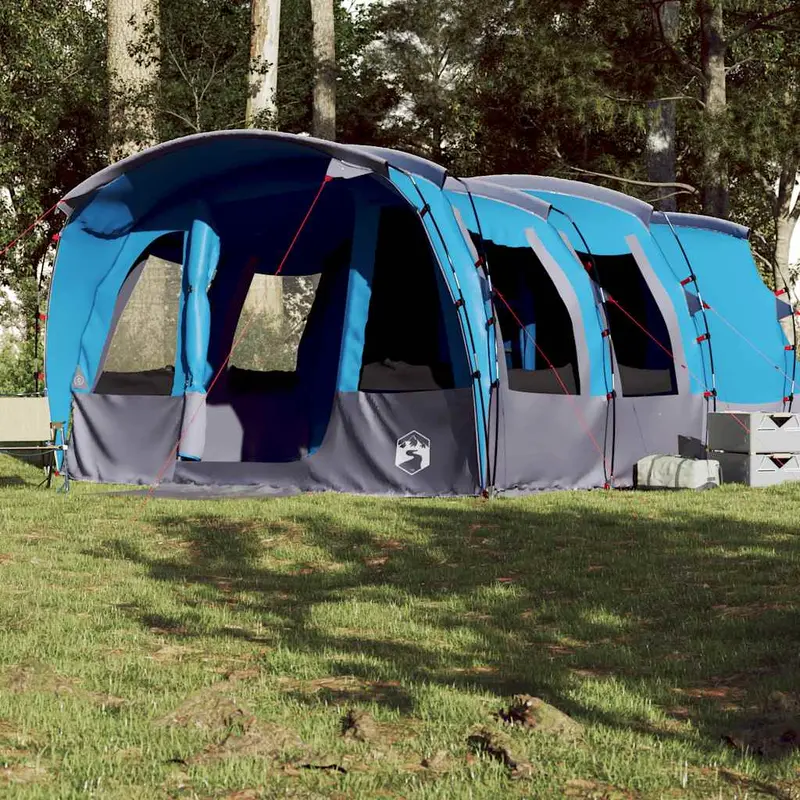 Water-Resistant 8-Person Tunnel Camping Tent – Spacious Family Shelter with Ventilation & Rainfly